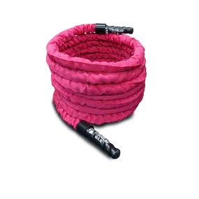10 METRE PINK NYLON COVERED BATTLE ROPE - 38MM THICK