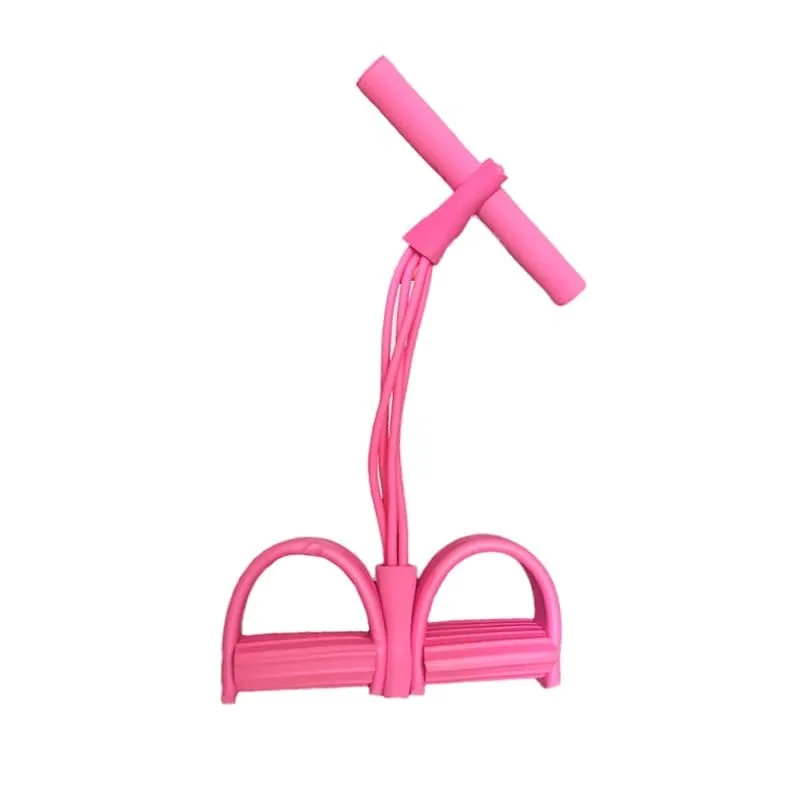 4 Resistanc Elastic Pull Ropes Exerciser Rower Belly Resistance Band Fitness Equipment