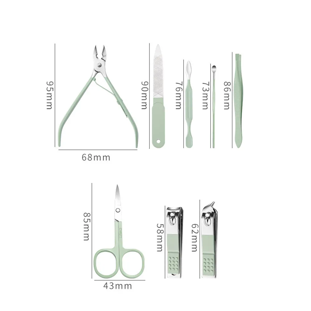 7 In 1 Stainless Steel Nail Clipper Manicure Set
