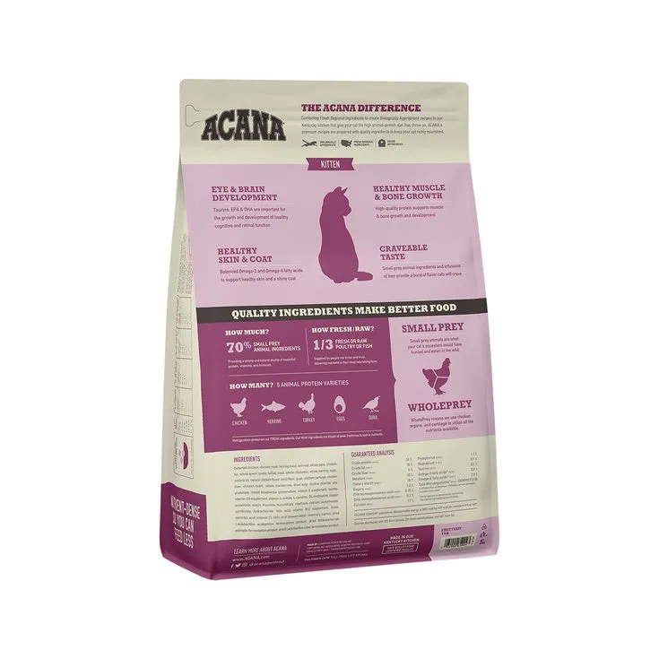 Acana First Feast Kitten 1.8kg Cat Dry Premium Food, All Natural Biologically-Approriate