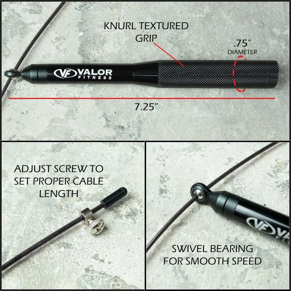 Adjustable Swivel Bearing Speed Rope (2.5mm)