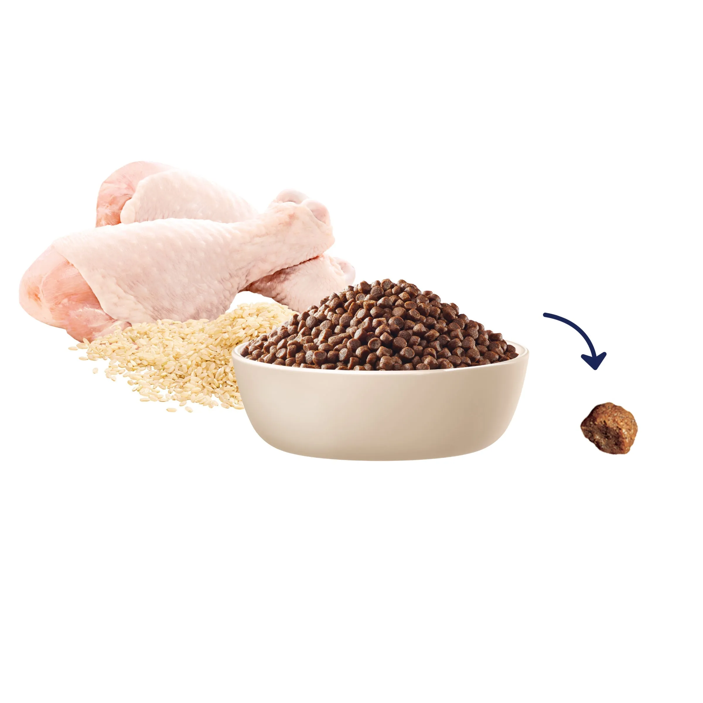 Advance Chicken and Rice Small Breed Puppy Rehydratable Dry Food 800G^^^