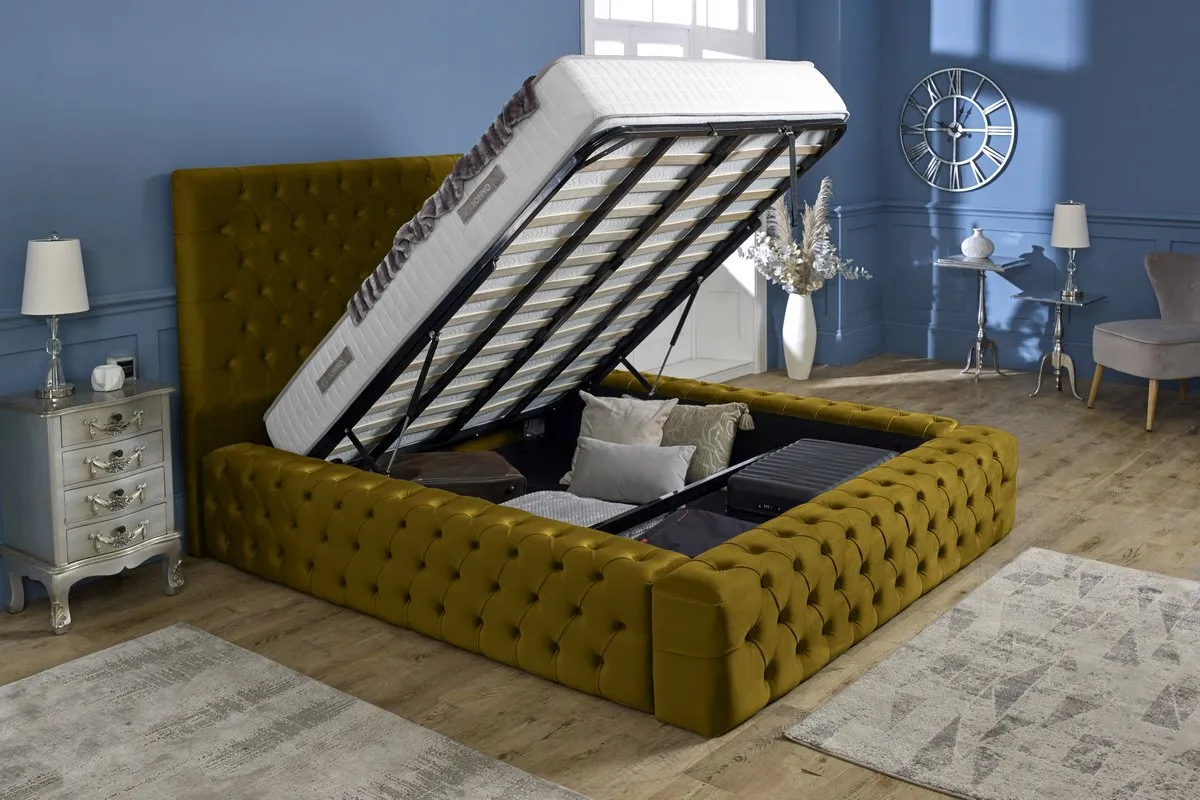 Ambassador Upholstered Ottoman Bed