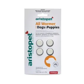 Aristopet All Wormer Tablets for Dogs and Puppies