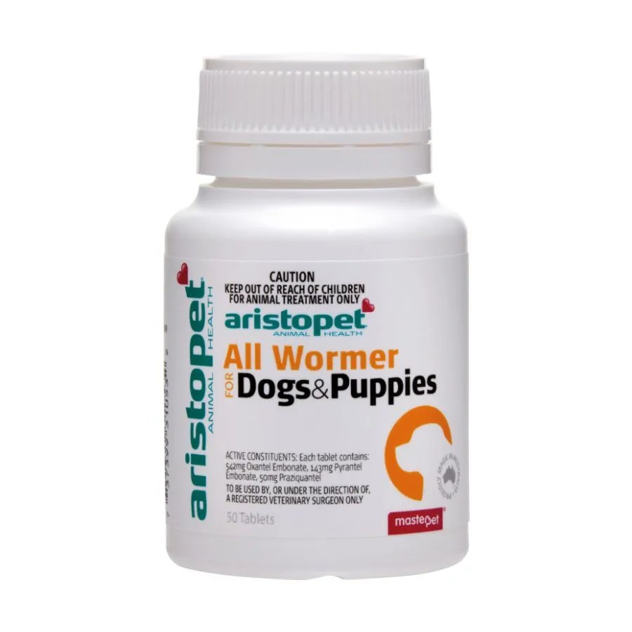 Aristopet All Wormer Tablets for Dogs and Puppies