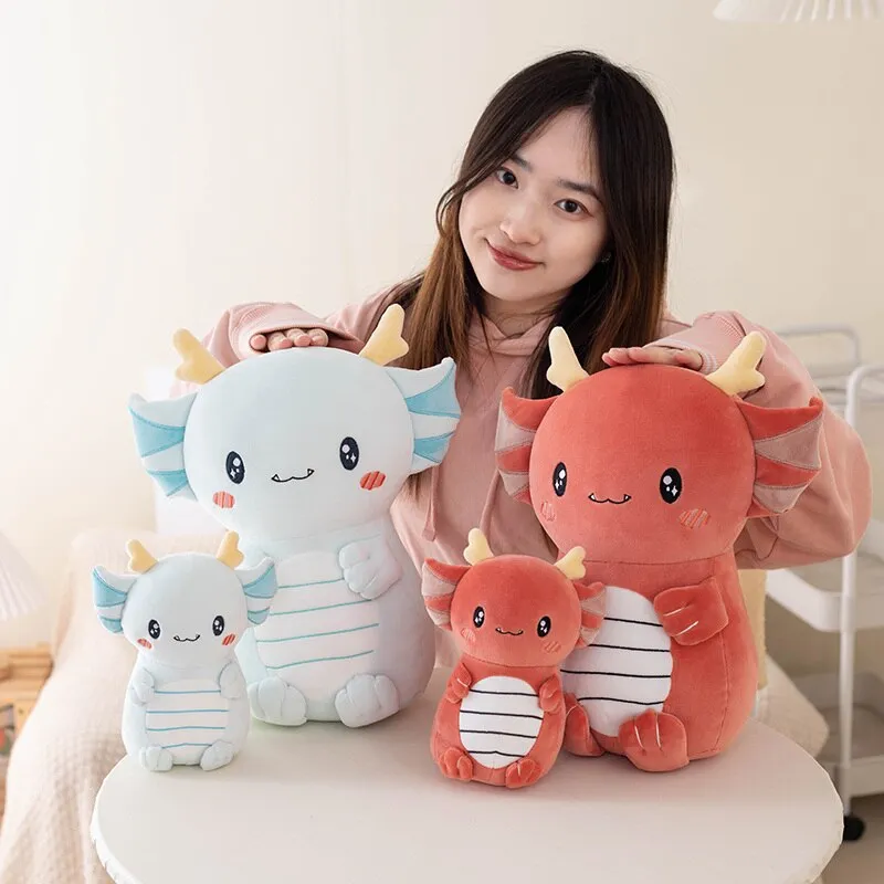Axolotl Dragon Plush - Kawaii and Cuddly | NEW