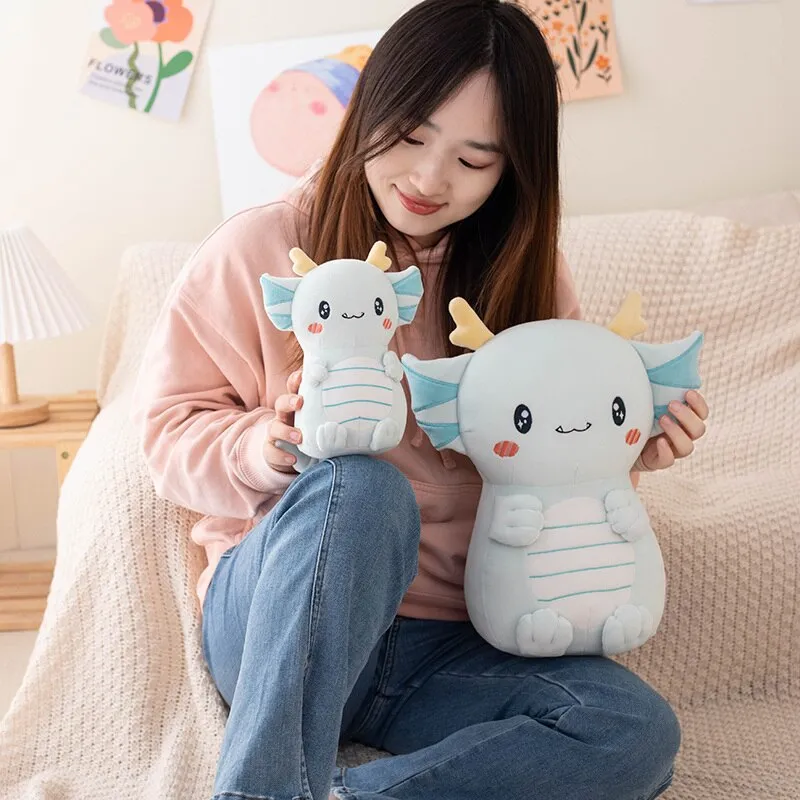 Axolotl Dragon Plush - Kawaii and Cuddly | NEW