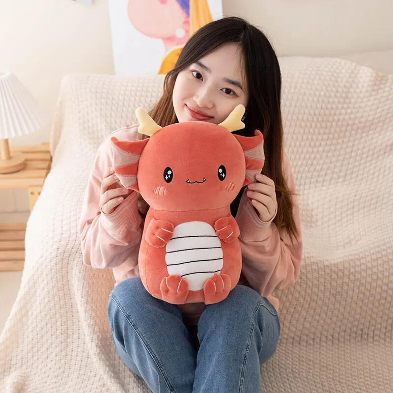 Axolotl Dragon Plush - Kawaii and Cuddly | NEW