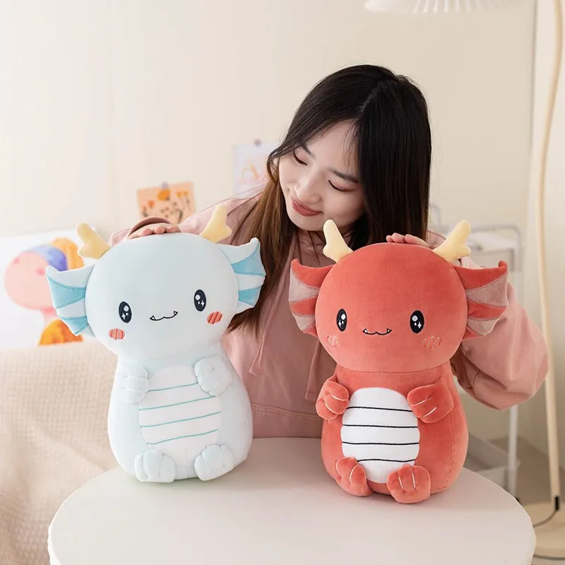Axolotl Dragon Plush - Kawaii and Cuddly | NEW