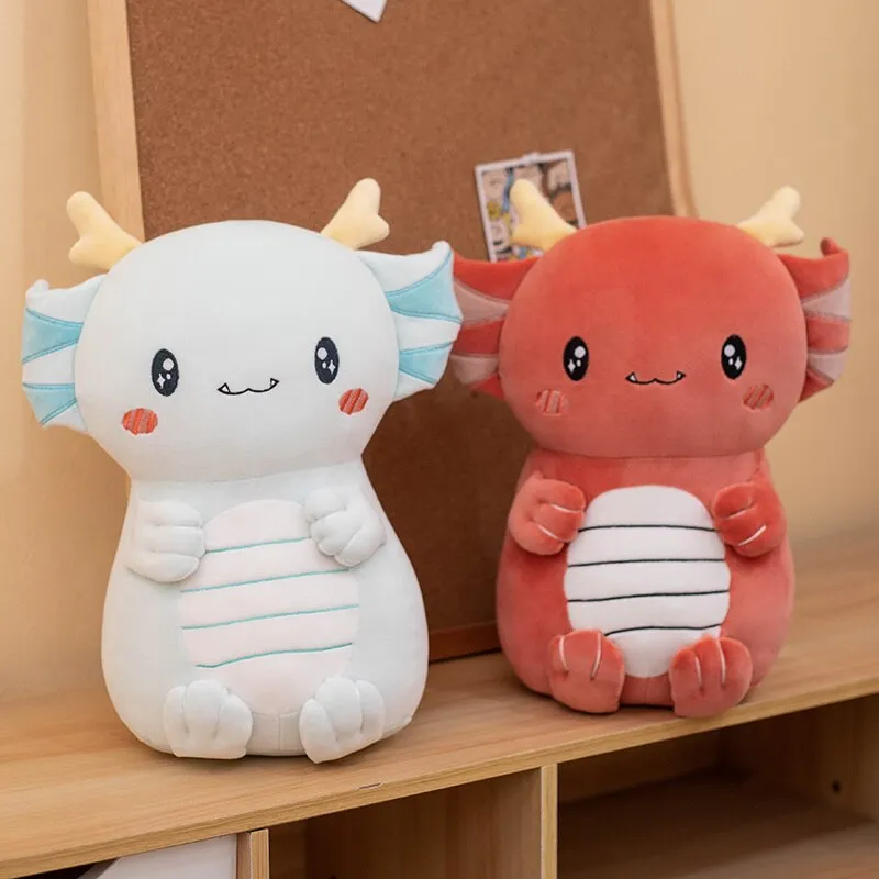 Axolotl Dragon Plush - Kawaii and Cuddly | NEW