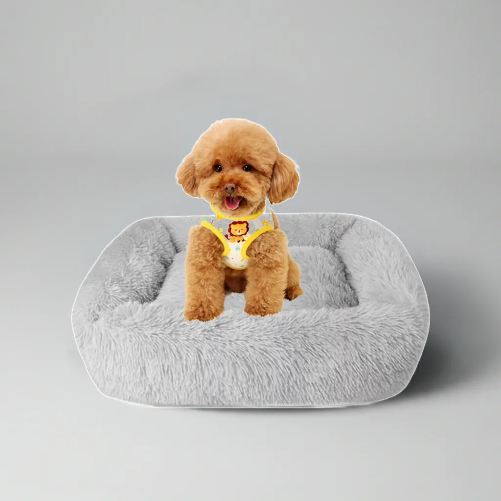 Best Washable Gray Plush Beds for Cats and Dogs