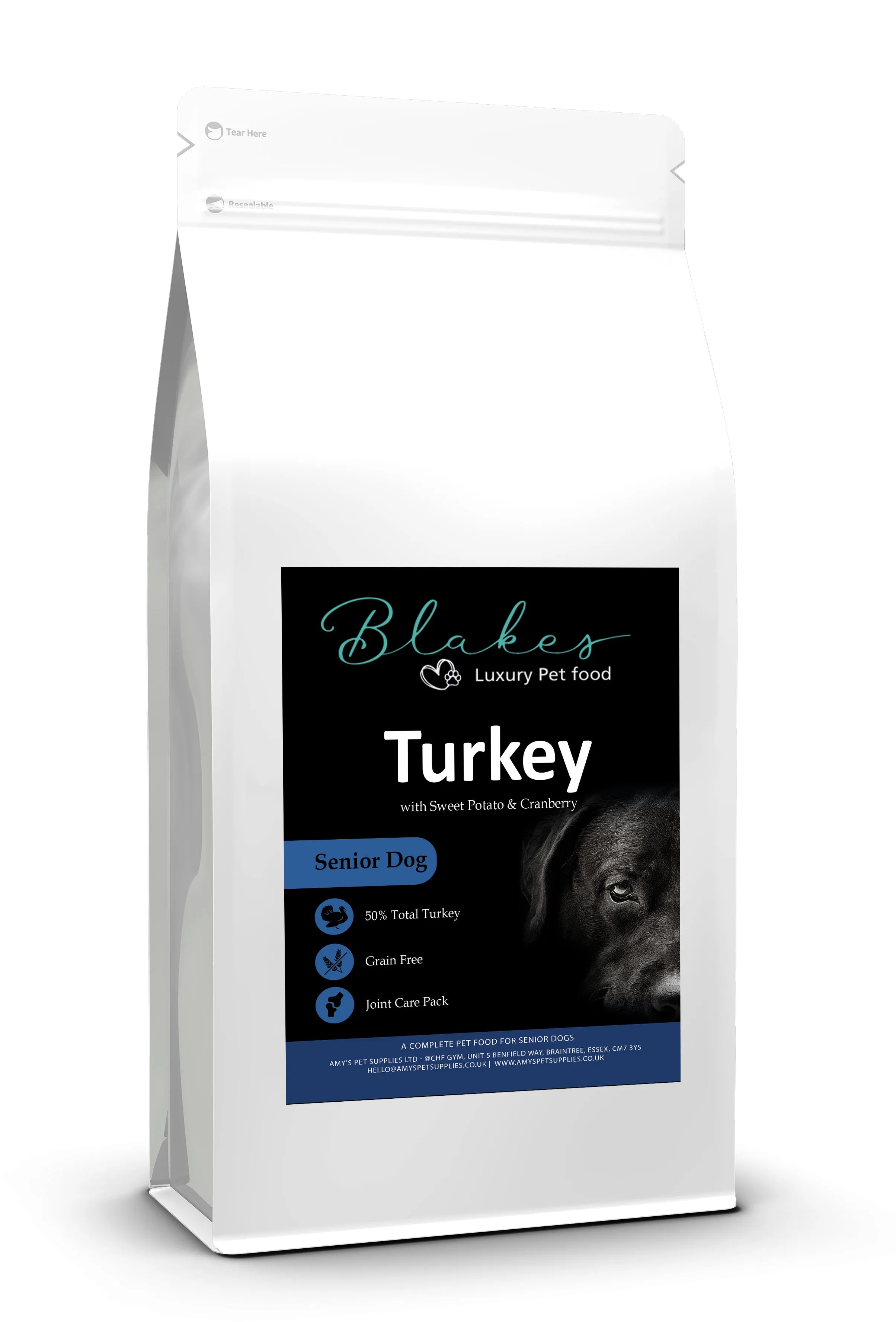 Blakes - Senior - Grain Free Dog Food - Trout with Salmon & Asparagus