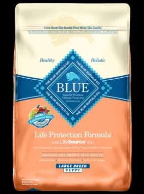 Blue Buffalo Chicken & Rice Large Breed Puppy Dry Dog Food 30lb