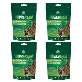 Bundle Pack of 4 x VitaRapid® Oral Care Daily Treats For Dogs 210g