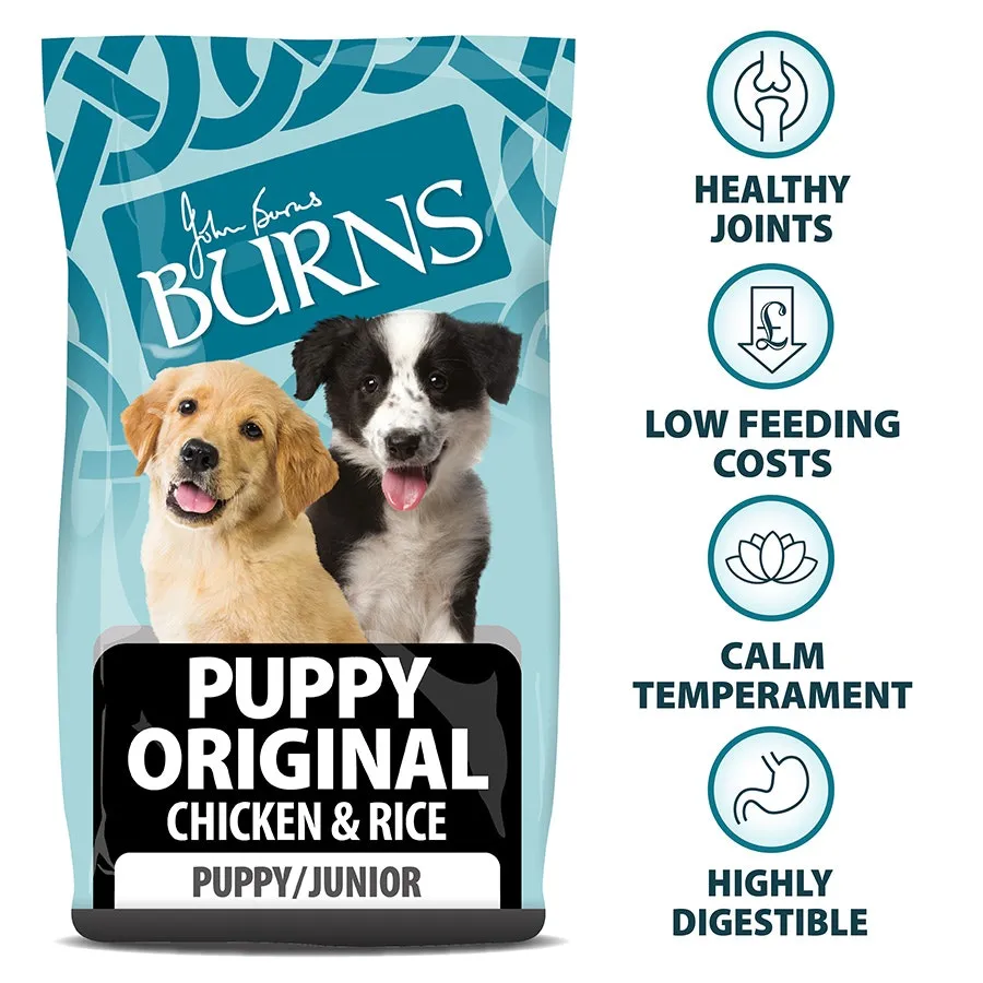 Burns Original Puppy Dry Dog Food Chicken & Rice 2kg