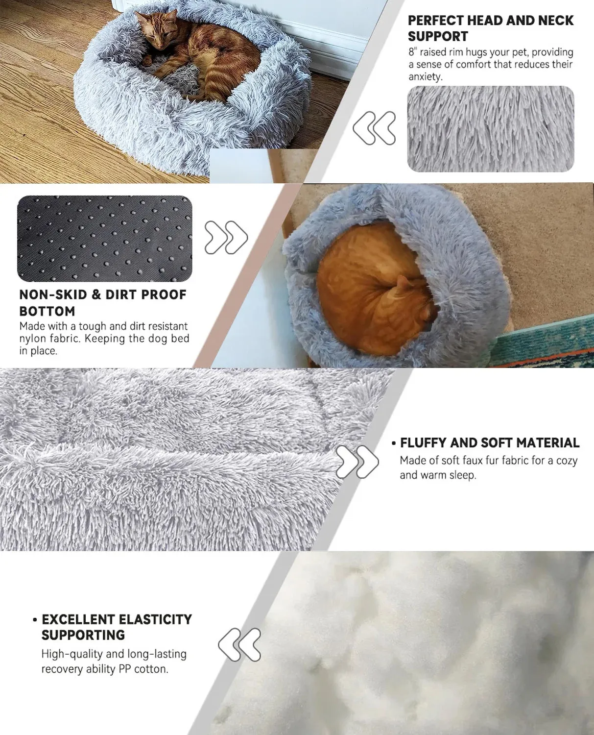 Cat Bed for Indoor Cats and small dogs