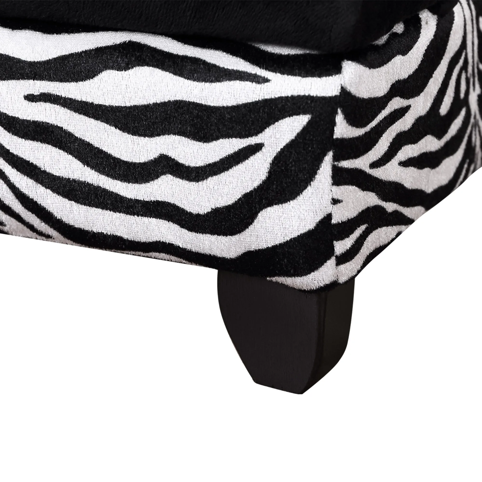 Cat Sofa Bed with Hidden Storage, Removable Cushion, 57L cm - Black