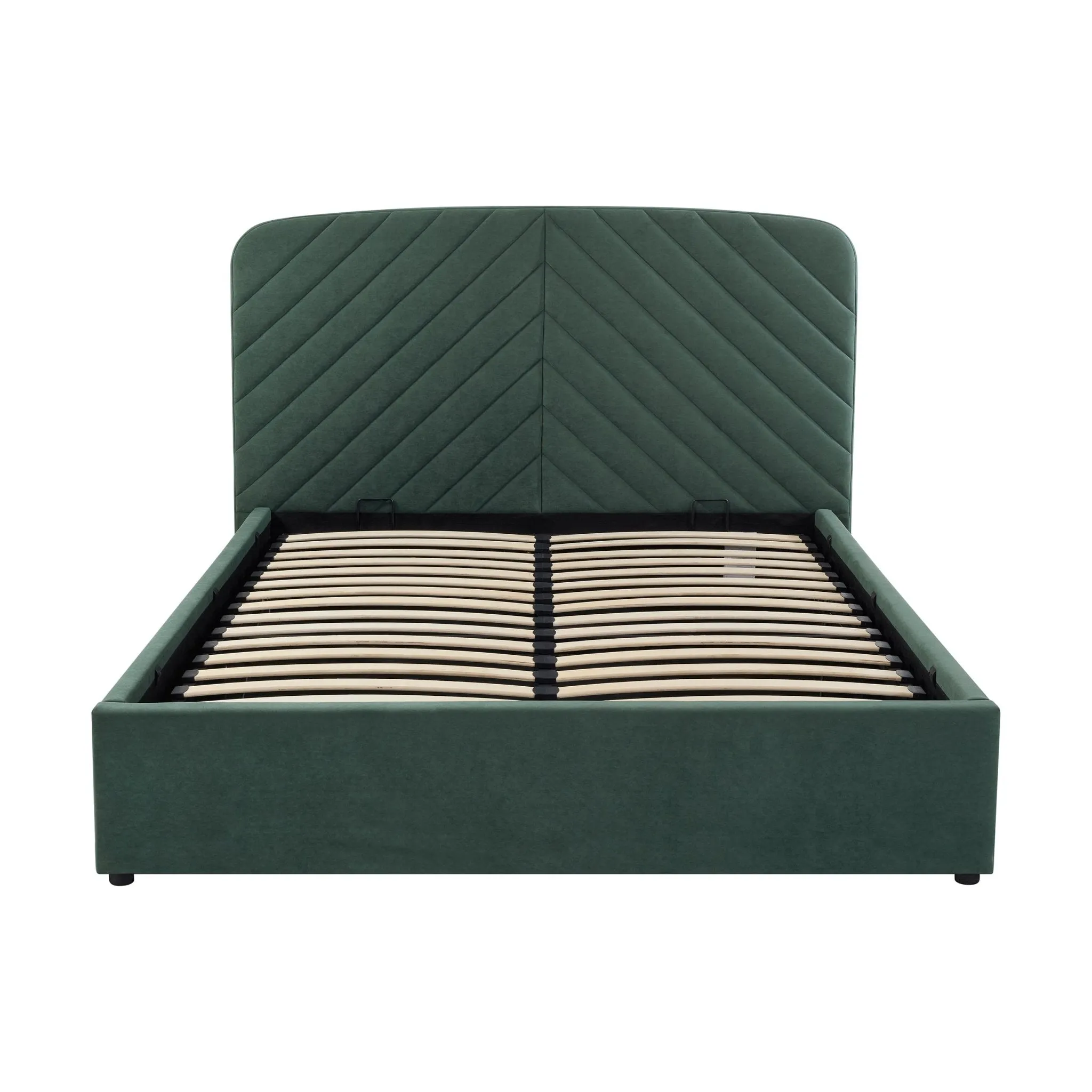 Charleston Ottoman Storage Bed -  Green