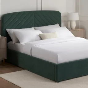 Charleston Ottoman Storage Bed -  Green