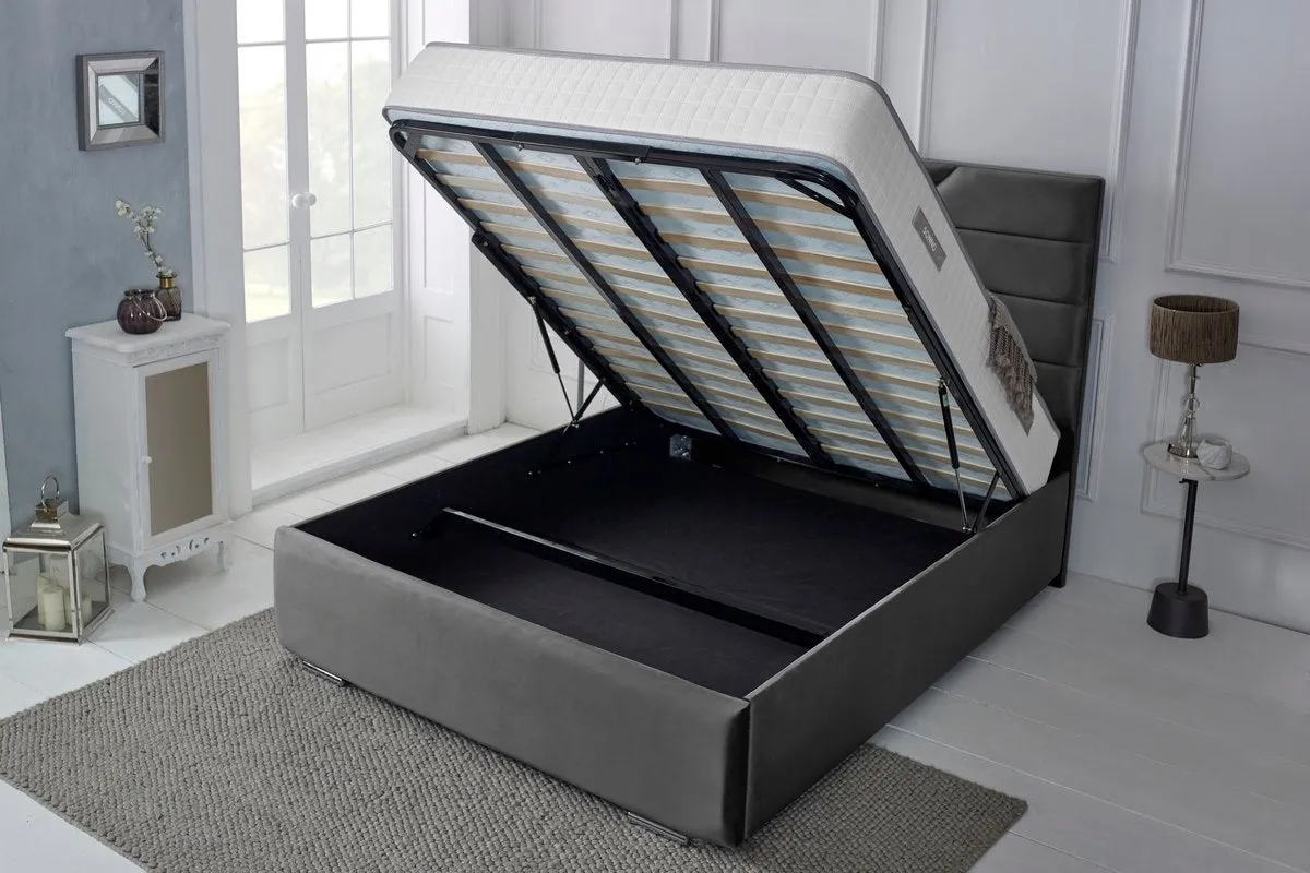 Chicago Upholstered Ottoman Bed
