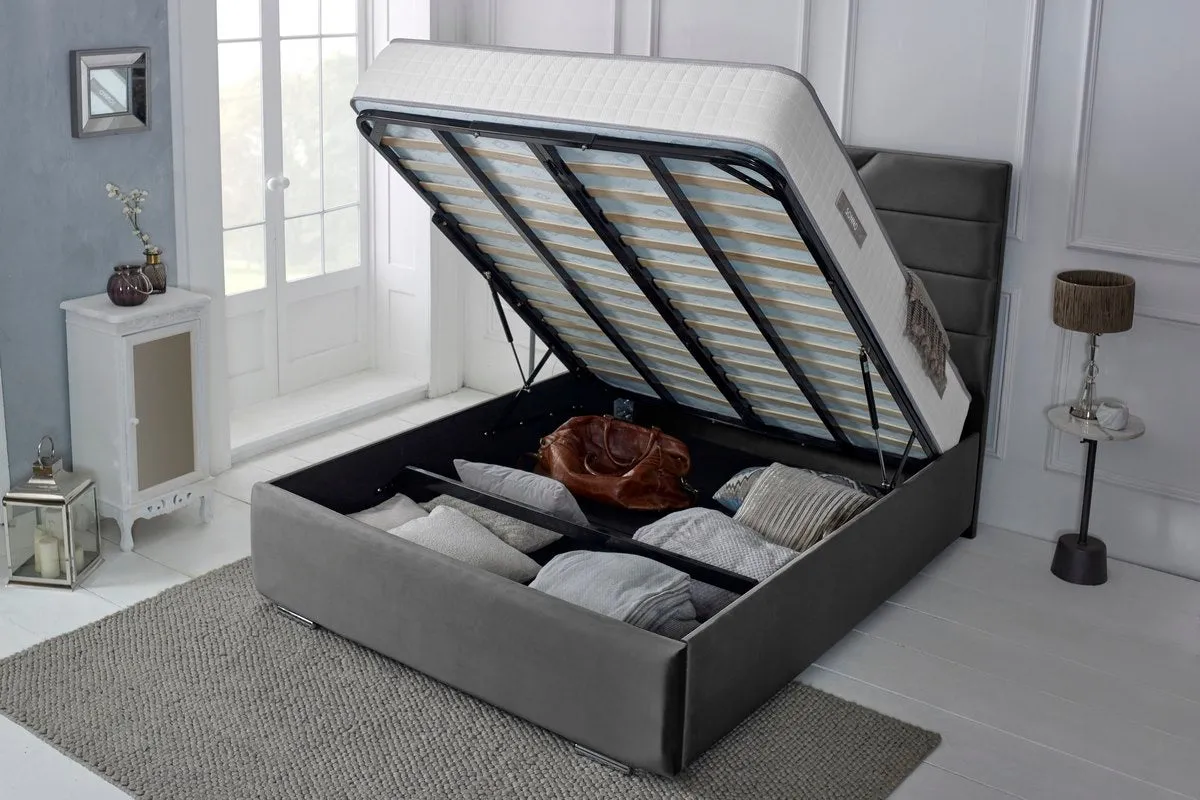 Chicago Upholstered Ottoman Bed