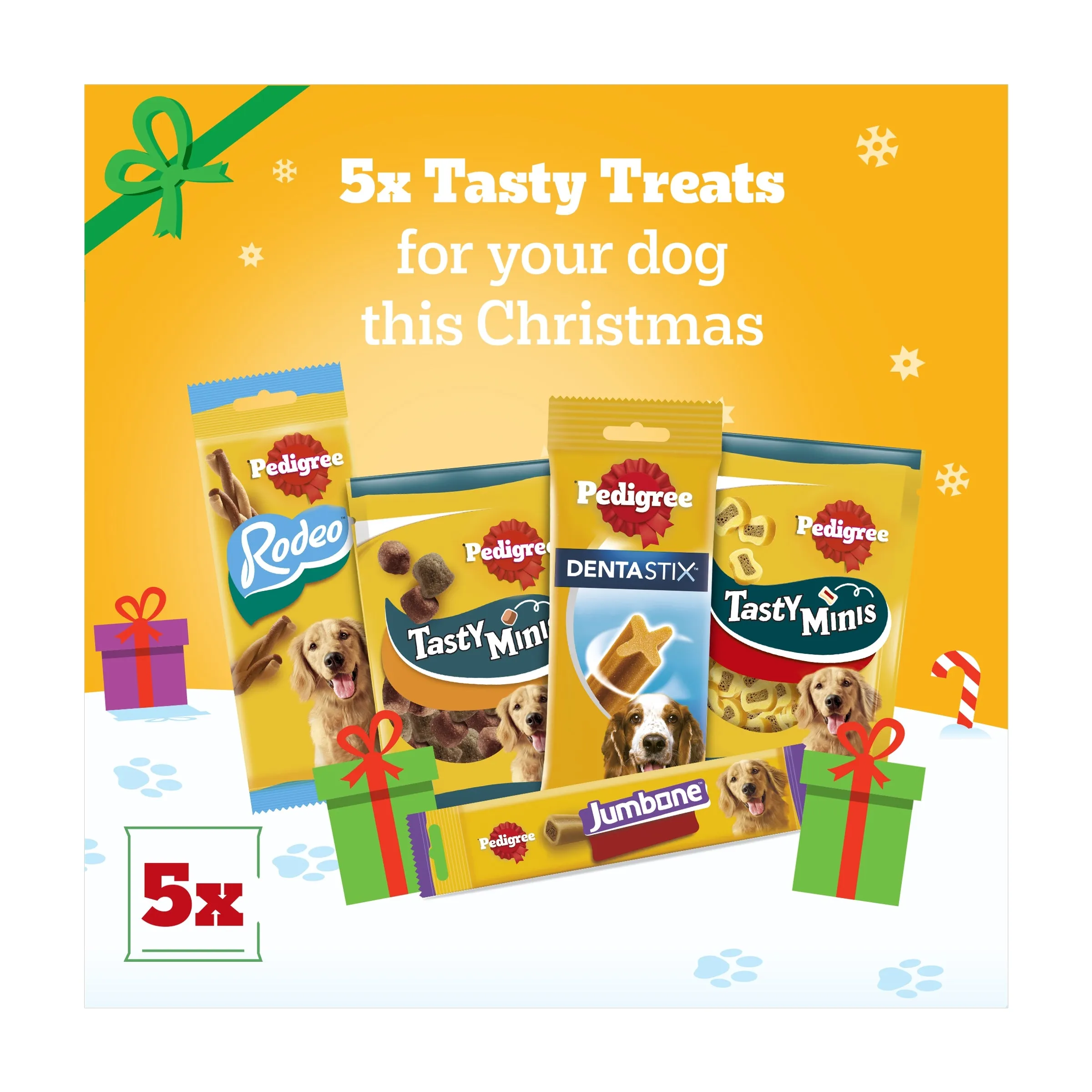 Christmas Gift Box | Dog Treat Variety Pack by Pedigree