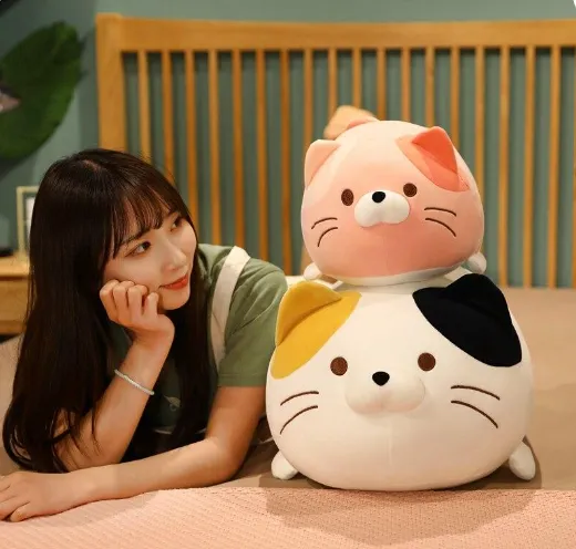 Chubby Kawaii Cat Stuffed Animals Squad Plushies Collection | NEW