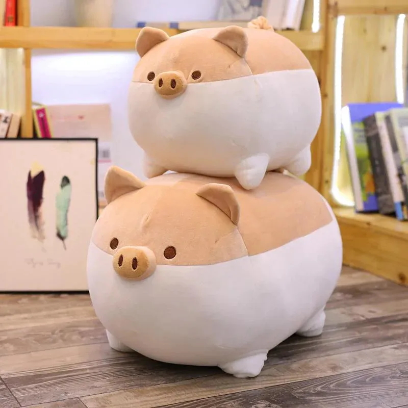 Chubby Kawaii Piggy Stuffed Animals Squad Plushies