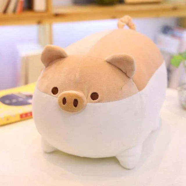 Chubby Kawaii Piggy Stuffed Animals Squad Plushies