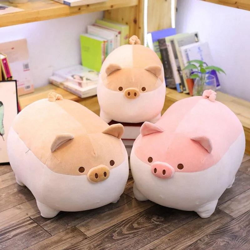 Chubby Kawaii Piggy Stuffed Animals Squad Plushies
