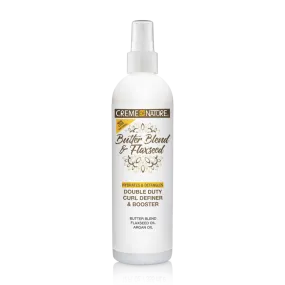 Creme of Nature Butter Blend & Flaxseed Double Duty Curl Definer & Booster 12oz