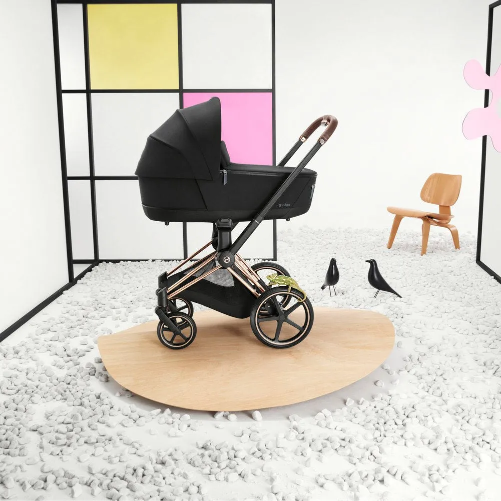 Cybex Lux Carry Cot for PRIAM 4 and e-PRIAM Strollers - Sepia Black