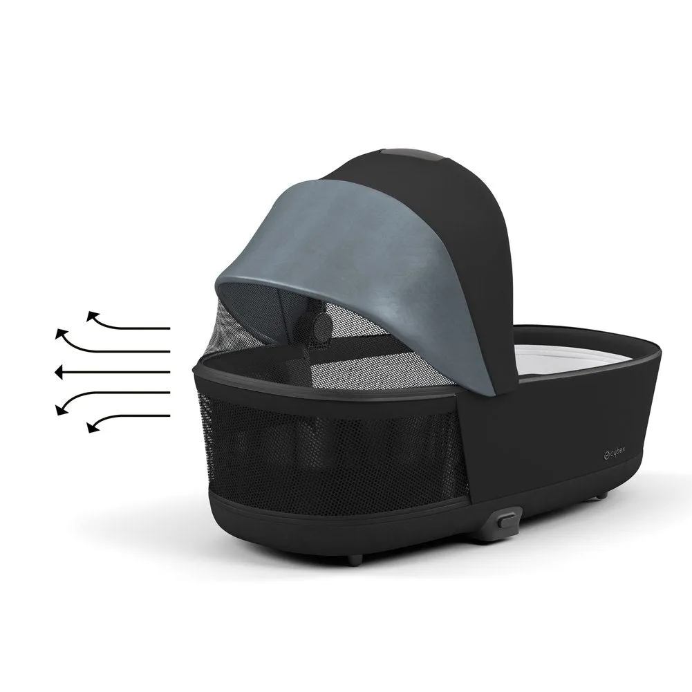 Cybex Lux Carry Cot for PRIAM 4 and e-PRIAM Strollers - Sepia Black