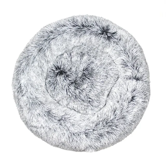 Dog Bed Super Soft Round Warm Plush