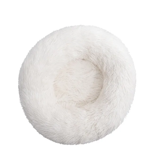 Dog Bed Super Soft Round Warm Plush