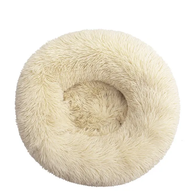 Dog Bed Super Soft Round Warm Plush