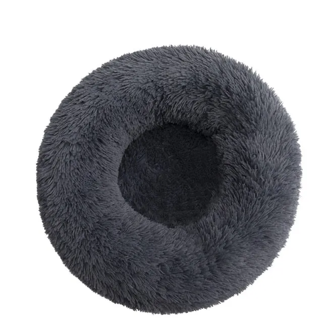 Dog Bed Super Soft Round Warm Plush