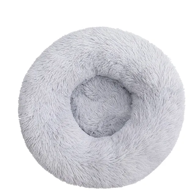 Dog Bed Super Soft Round Warm Plush