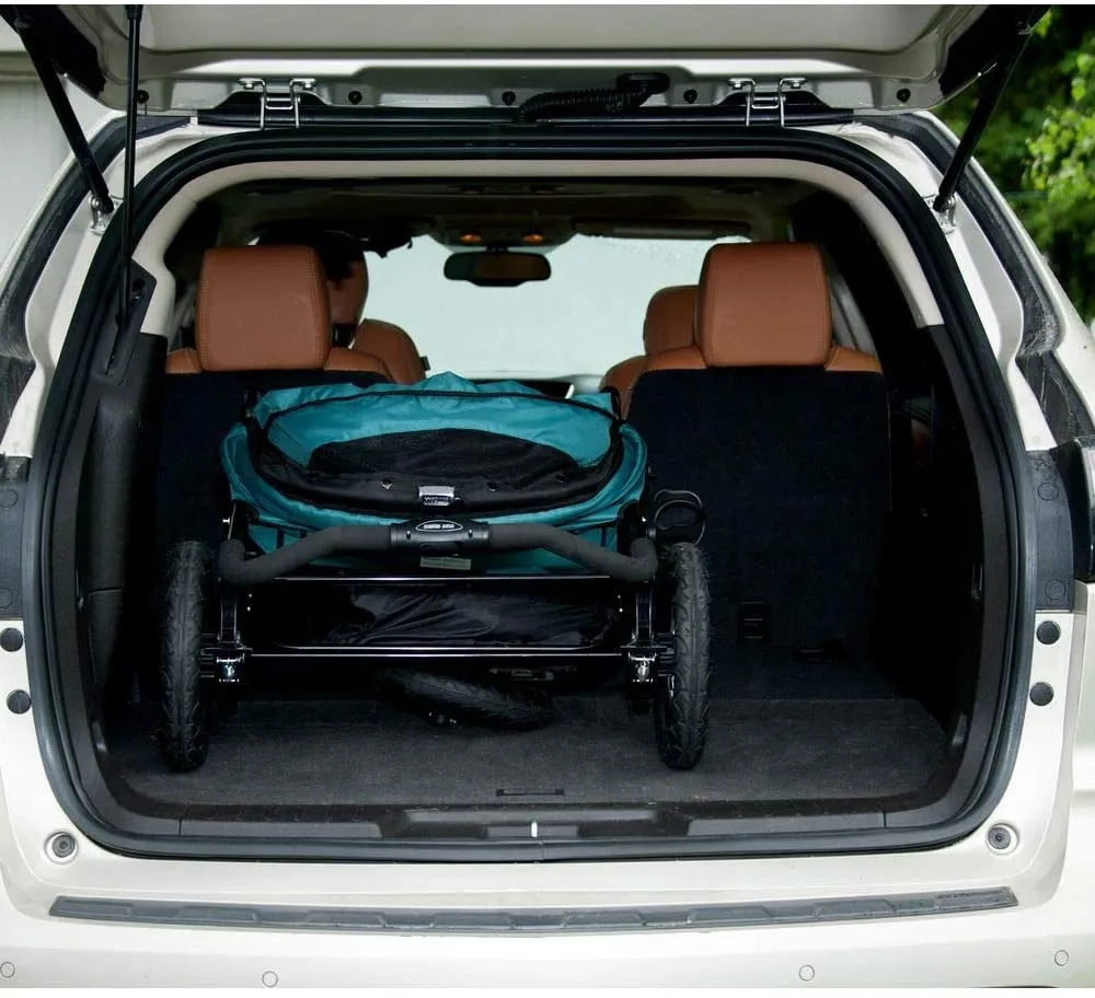 Double Pet Stroller - Zipperless Entry - Pet Gear No-Zip Double Pet Stroller
