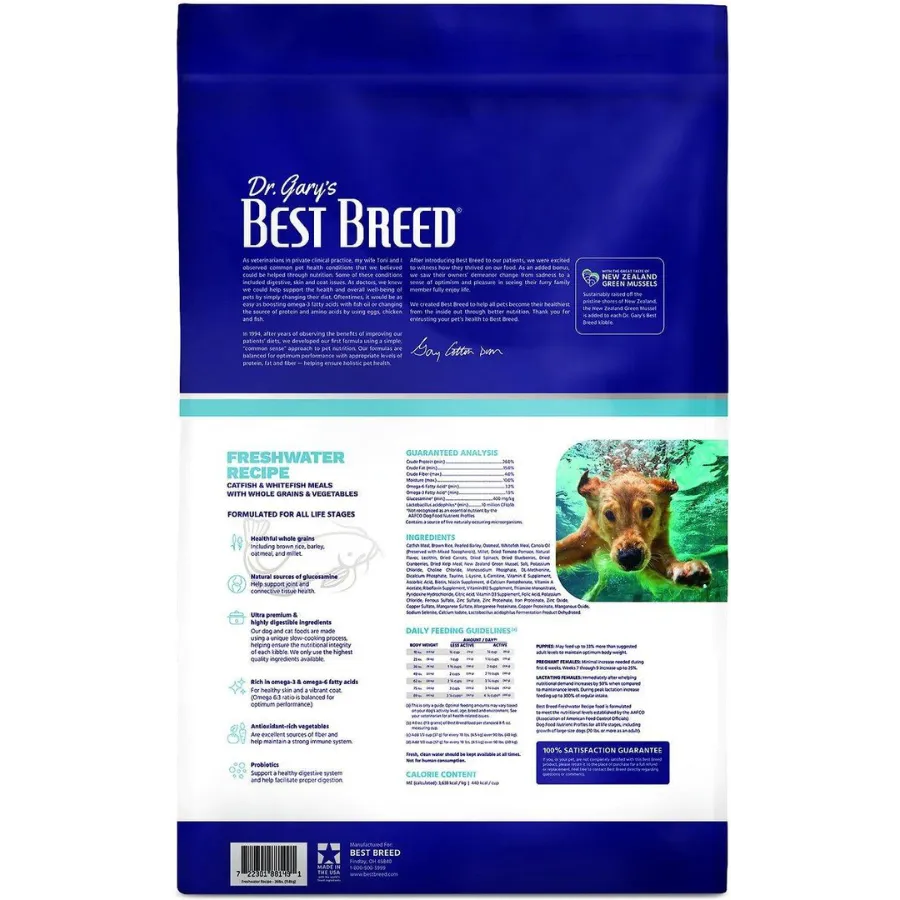 Dr. Gary's Best Breed Holistic Freshwater Formula Dry Dog Food