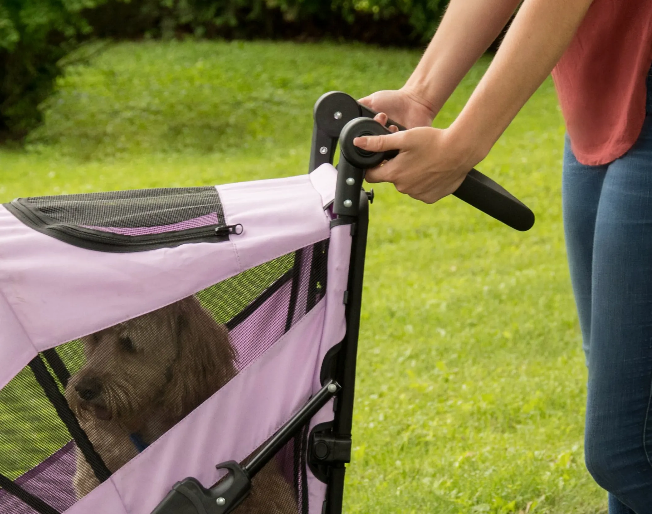 Excursion NO-ZIP Pet Stroller ~ Mountain Lilac
