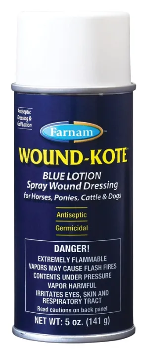 Farnam Wound-Kote 30401 Wound Lotion, Lotion, Blue, 5 oz :EA: QUANTITY: 1