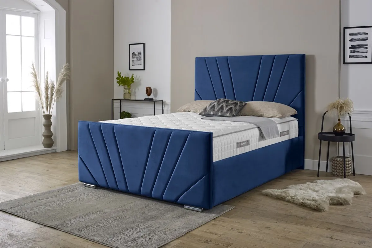 Fiji Sunrise Upholstered Ottoman Bed