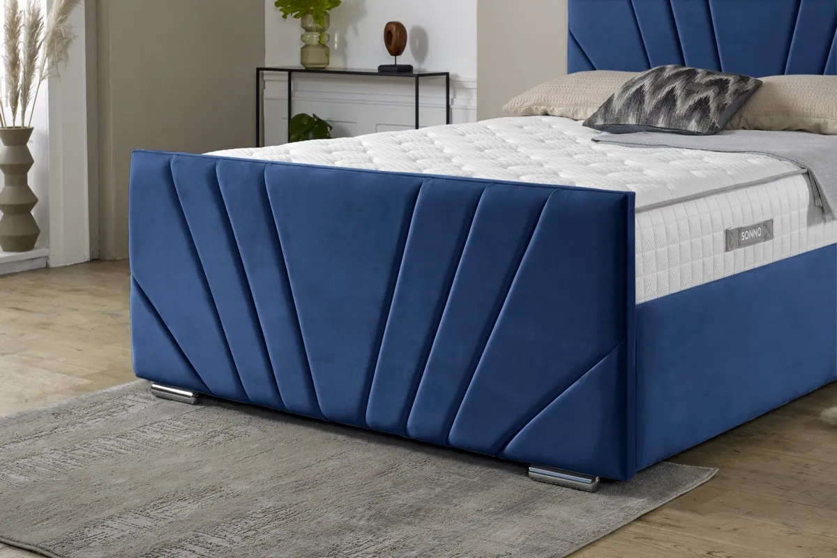 Fiji Sunrise Upholstered Ottoman Bed