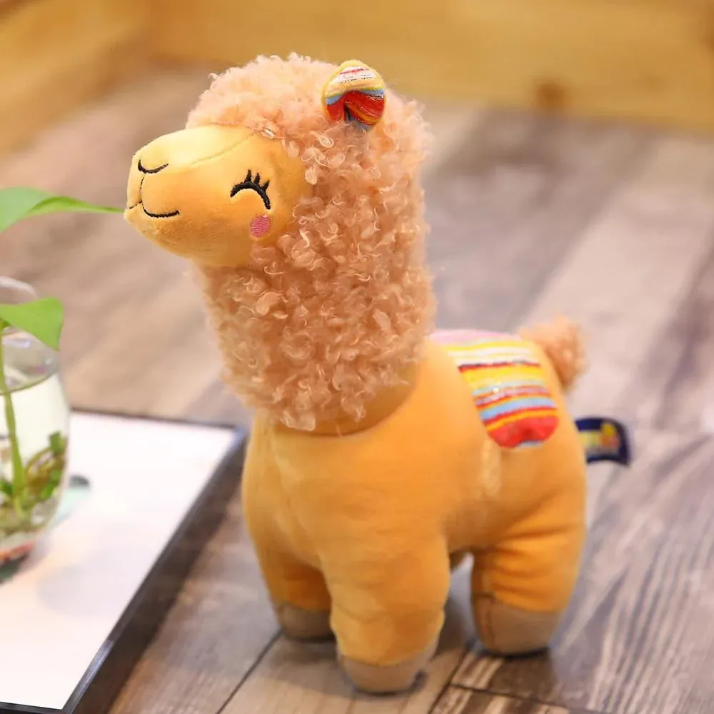 Fluffy Kawaii Alpaca Stuffed Animals Family Plushies