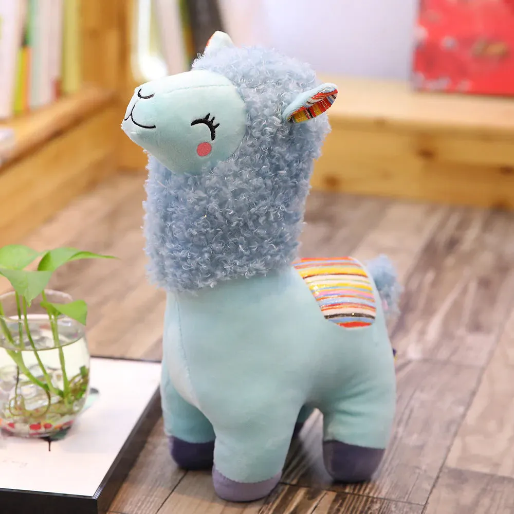 Fluffy Kawaii Alpaca Stuffed Animals Family Plushies