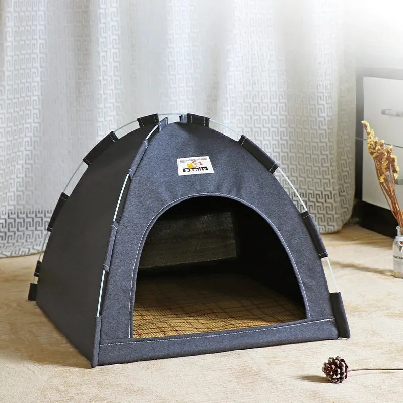 Foldable Pet Tent House for All Seasons