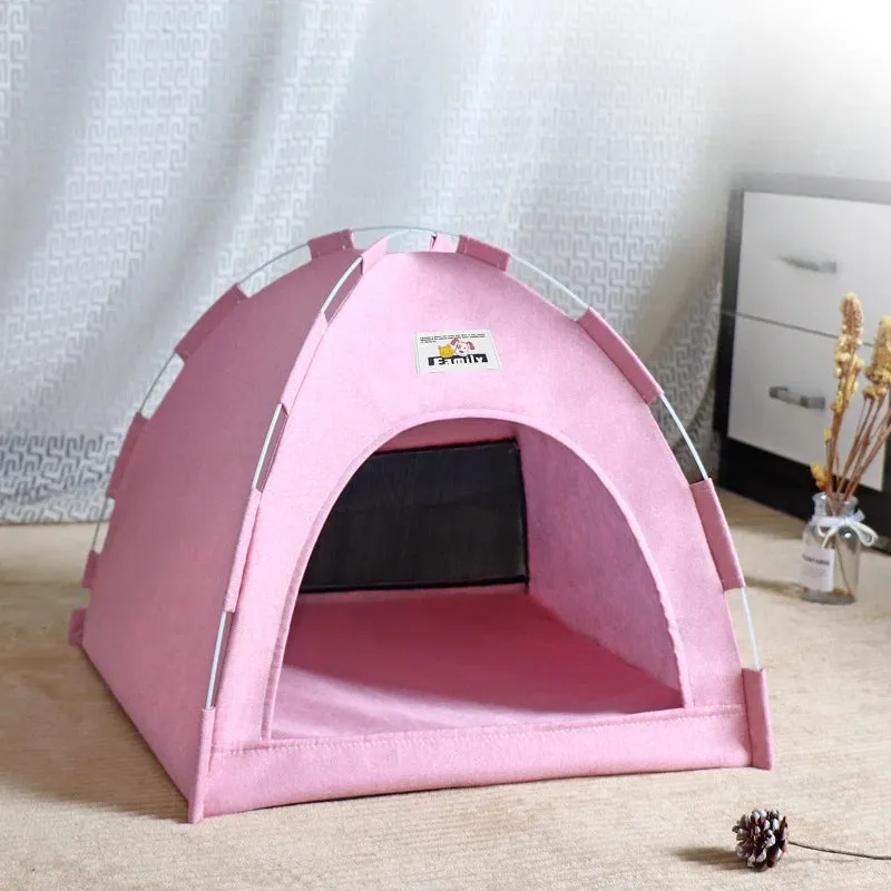Foldable Pet Tent House for All Seasons