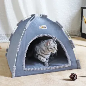 Foldable Pet Tent House for All Seasons
