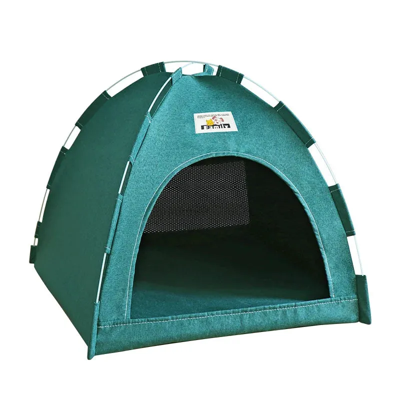 Foldable Pet Tent House for All Seasons